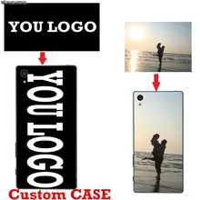 Чехол для фото с индивидуальным логотипом для sony Xperia XA XA1 XA2 Ultra Plus XZ Premium XZ1 XZ2 compact XZ3 XZ4