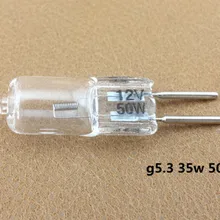 5 шт./лот G5.3 12 В галогенная лампа 36 В G5.3 светильник 12 в 35 Вт 50 Вт 75 Вт лампы для ароматерапии 12 В g5.3 36 В лампы для станка 20 Вт G5.3