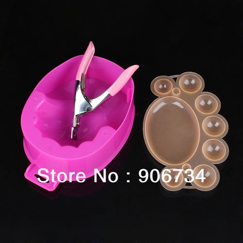 Hot Selling DIY Canes Rods Nail Art Equipment Decorations With A Scissors Bear Paw Soak Water Bowls | Красота и здоровье