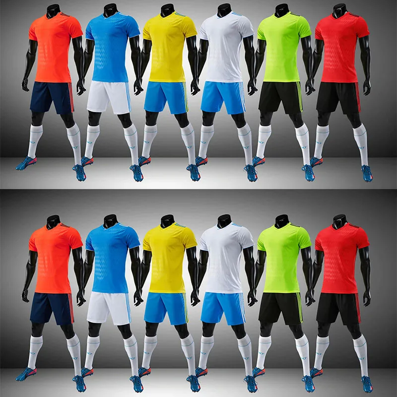 

2019 new short-sleeved football jersey short-sleeved football jersey free uniform name and logo
