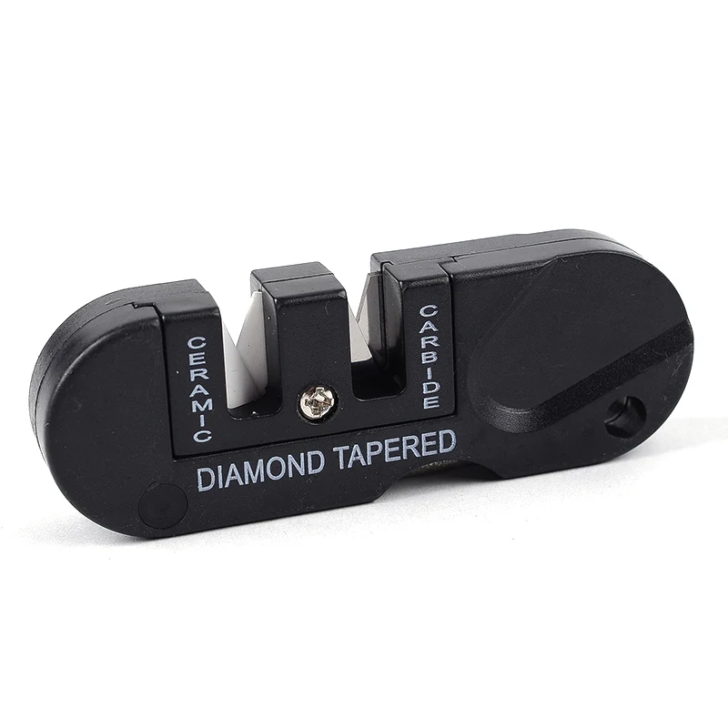 4 In 1 Portable Outdoor Tool Three Stages Diamond Ceramic Sharpener