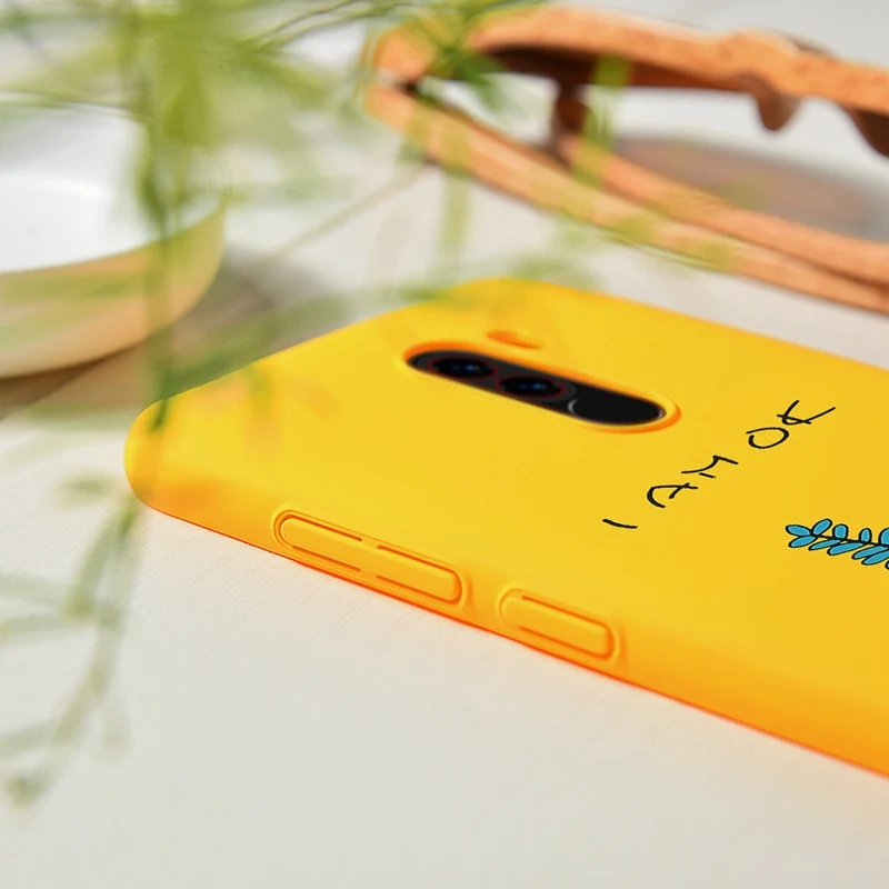 Hisomone Cute Animal Yellow Case For Xiaomi Pocophone F1 Mi A1 5X Hard Phone Case For Xiaomi Redmi 5 Plus 4X Note 5 Back Cover