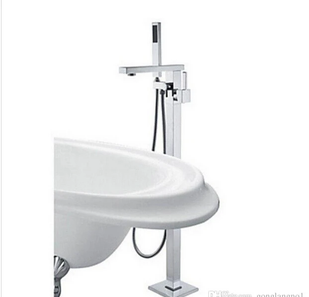 Us 243 0 19 Off Free Shipping Floor Mounted Bathroom Bath Faucet Clawfoot Bathtub Filter Tub Freestanding Shower Sprayer 002 In Shower Faucets From