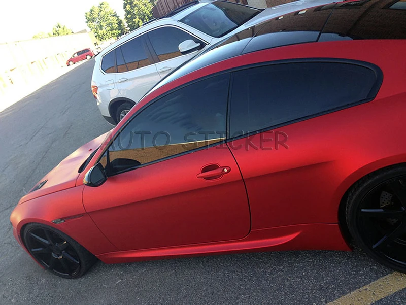 red matte metallic chrome film (46)