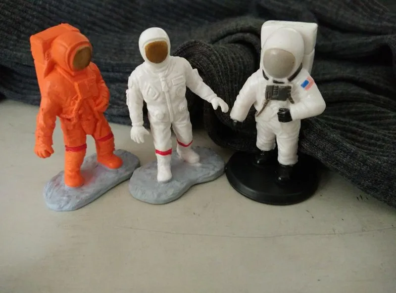 3 шт./набор мини фигурка из ПВХ|model toy|astronaut modeltoy model |