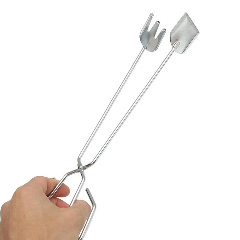 Buy Stainless Steel Salad Food Tongs Clamp Kitchen