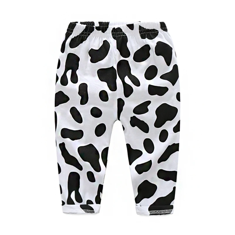 HOT spring autumn infant clothes set cow Long sleeve T shirt +pants 2pcsset casual baby girls clothing suit (8)