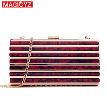 Женская вечерняя сумка, мраморный акриловый полосатый клатч, вечерние банкетные клатчи для девочек, свадебные клатчи, Женская хранение мобильных телефонов, ручная сумка