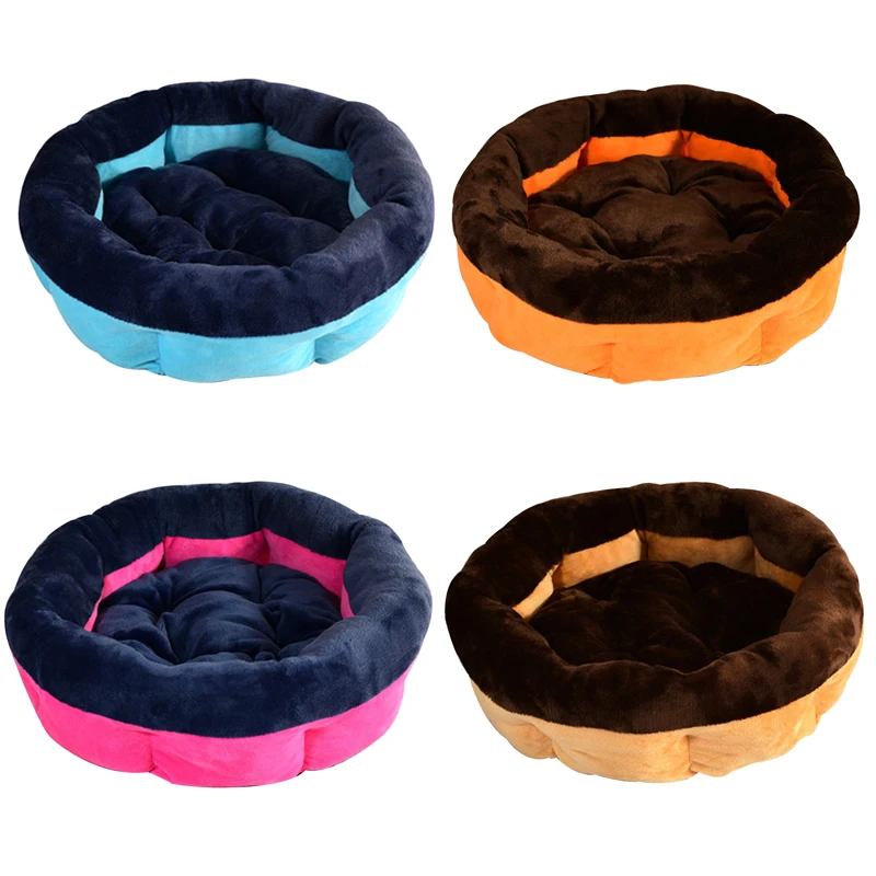 

Round Thicken Pet Dog Bed Mattress Cat Blanket Sleeping Mat Flannel Filling High Elasticity Terylene Dog Mat Kennel Cat House