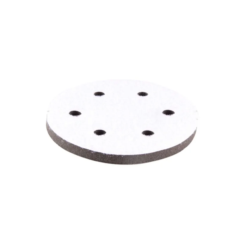 

Sandpaper Buffer Sponge 5-Inch 8 Holes Hook And Loop Soft Sponge Cushion Interface Buffer Pad Sanding Pads