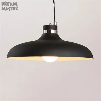 

Loft black White Metal Chandeliers LED lustres Retro Lamps Art Decoration Lights E27 Industrial Chandelier For Restaurant lamp