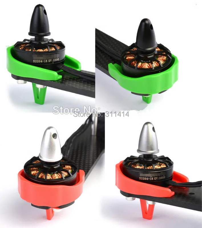 

4pcs/lot ZMR250 QAV250 Black Red Green Motor Plastic Cover Protection For Multicopter Quadcopter 2204 2206 2208 22 Series Motors