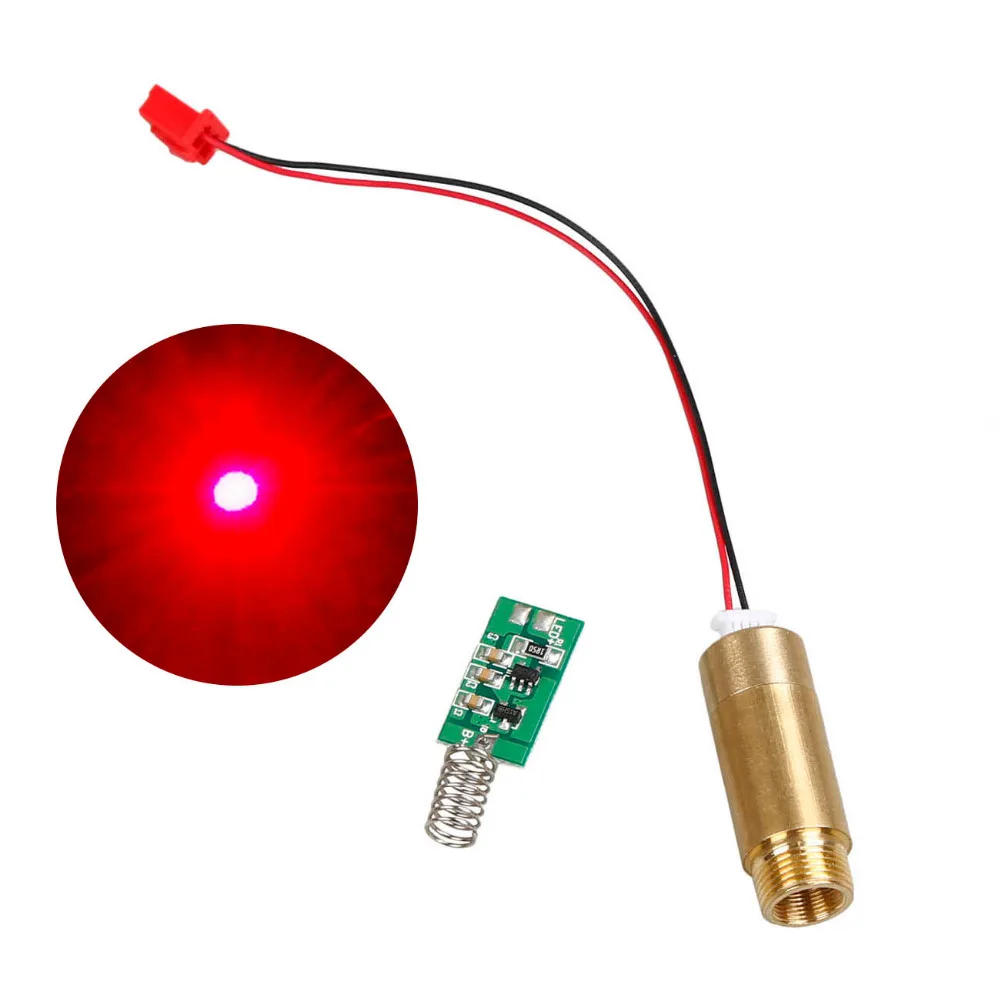 

1pc 650nm 100mW Red Laser Module / Laser Diode / light Free Driver / LAB/Steady working