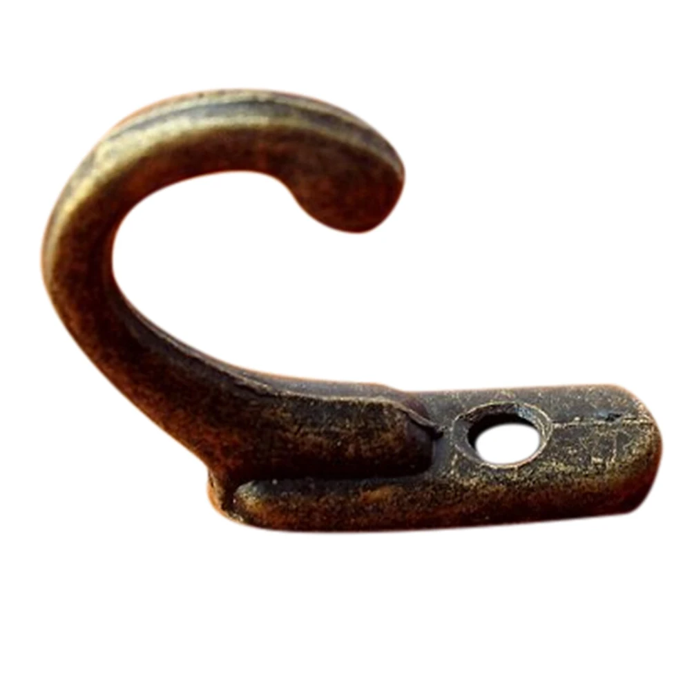 2PCS Vintage Antique Single Hooks Hat Coat Clothes Towel Robe Hooks