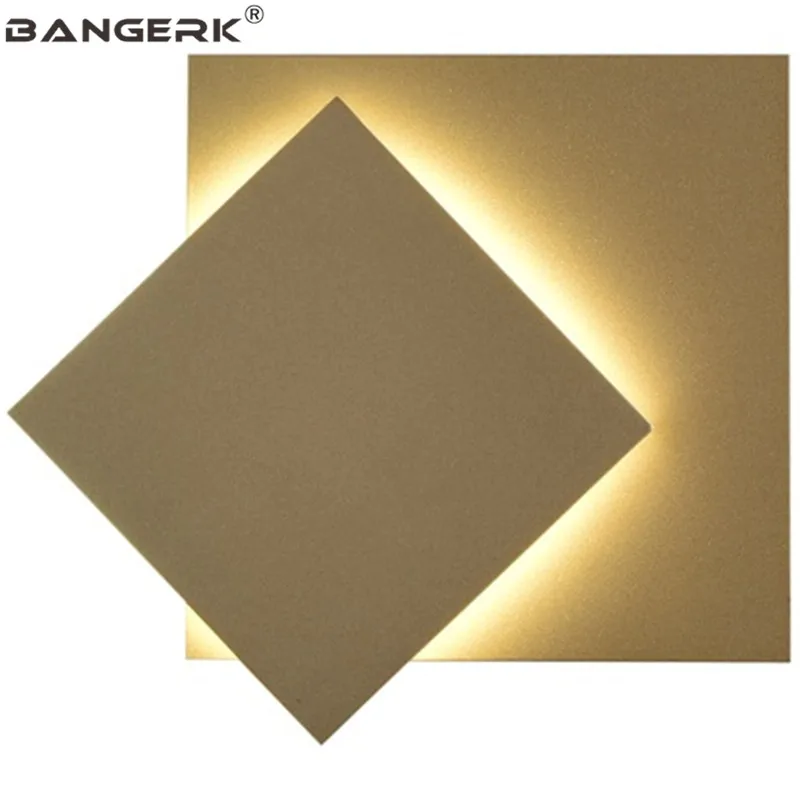 

DIY Adjust Square Iron Sconce Wall Light LED Modern Bedroom Bedside Wall Lamp Home Decor Nordic Design Lighting Fixtures