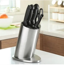 Eco-friendly Stainless Steel Material Knives holder cutting knives storage Knives blocks Roll bags kitchen cooking tools