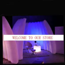 Рекламная надувная палатка с цветные светодиодные лампы для внешней хорошей атмосферы