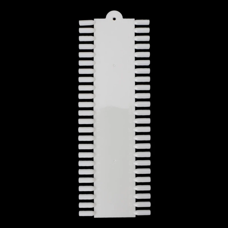 

48 Tips Creamy White Practice Nail Art Polish Display DIY Color Chart Palette DIY Nail Art Tools #11