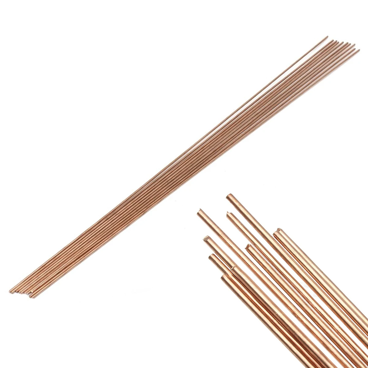 10pcsNewRedCopperSolidRoundGasBronzeRodForRivetingCutting1