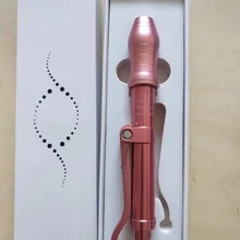 Розовый цвет высокого давления гиалуроновой кислоты ручка высокой плотности металла для против морщин подъема губ гиалурон пистолет распылитель гиалурон ручка