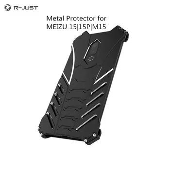 

R-JUST Metal Aluminum Case for M15/15/15 Plus Shockproof Cover case Armor anti-knock phone cases