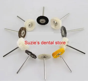 

50pcs Brush Polishing Wheel Polishers for Rotary Tools 2.35mm With Mandrel