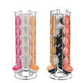 High quanlity Metal Coffee Pods Holder Tower Chrome Plating Stand Coffee Capsule Storage Rack Dolce Gusto Capsule 2019|Coffeeware Sets| | -