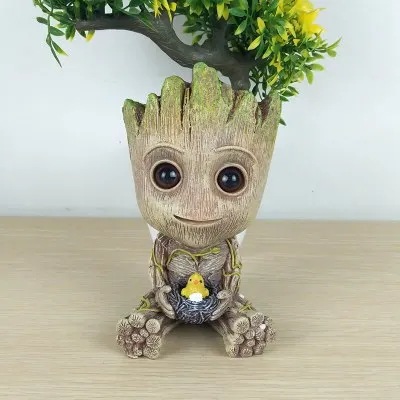 

Tree man grate's versatile tabletop counter Pen cylinder ashtray counter study craft statues Vintage sculpture Home dies