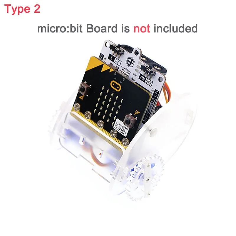 Кольцо: бит Ringbit автомобиль для Mirco: бит микробит образовательный умный робот комплект для детского программирования FZ3254/5 - Цвет: Type 2