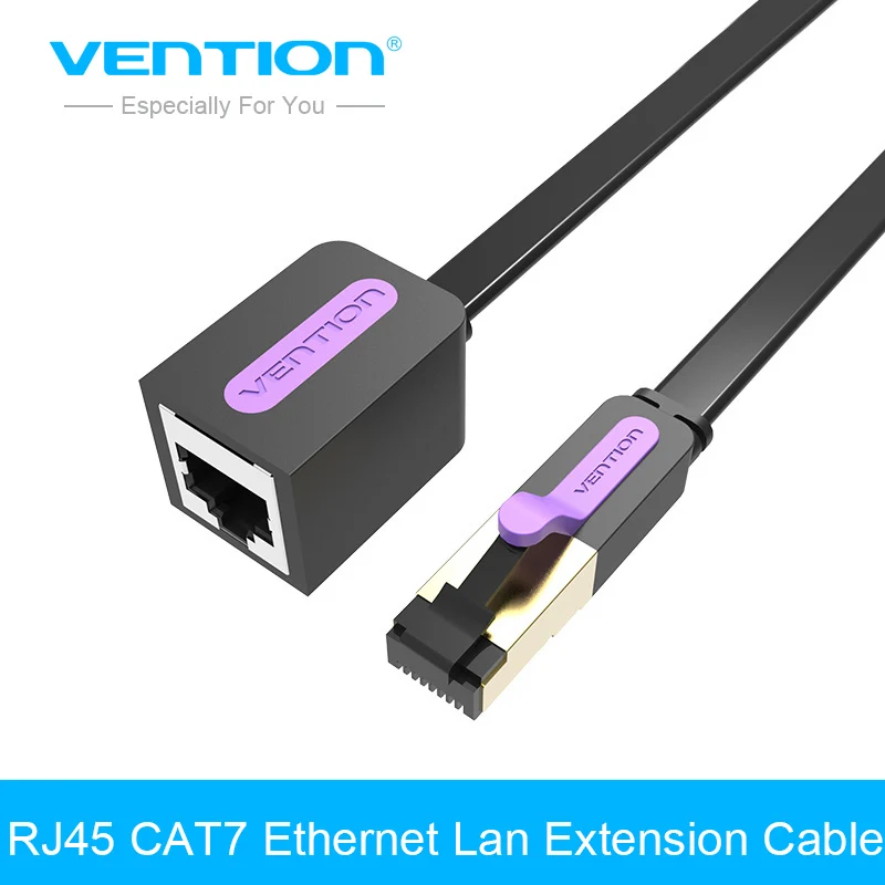Vention Cat7 Ethernet Удлинительный кабель RJ45 штекер гнездо Rj45 Lan сетевой адаптер для ПК
