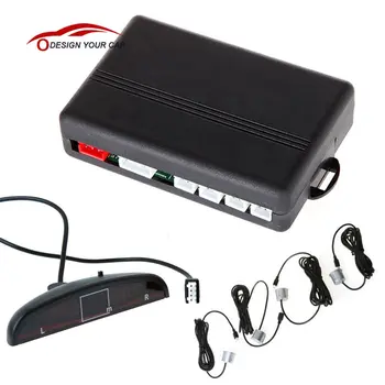 

DC 12V 4 Sensors Universal Digital LED Display Car Parking Sensor Assistance Reverse Parking Backup System Detection Radar