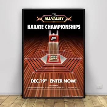

Karate Kid Tournament Art Silk Poster Wall Decor 12x18 24x36Inch