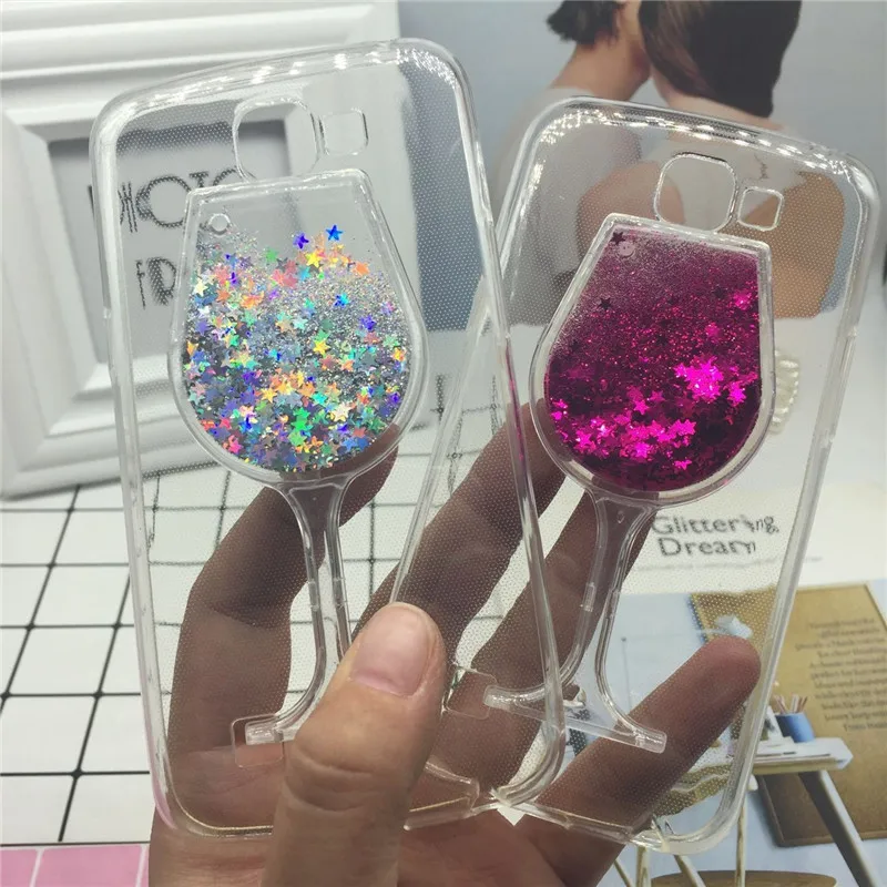 

Glitter Quicksand Phone Cases for LG K4 Lte K120e K130e Case Bling Cute Srtars Cup With Soft Silicon Back Cover 3D Capa Fundas
