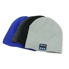 New Soft Warm Beanie Hat Wireless Bluetooth Smart Cap Headset Headphone Speaker Mic Bluetooth Hat