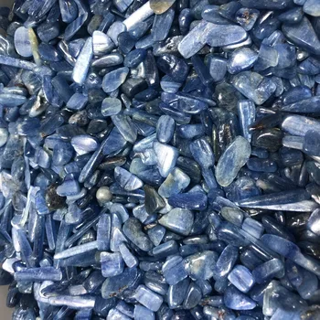 

200g Natural Blue Kyanite Stone Quartz Crystal Gravel Tumbled Bulk Reiki Healing