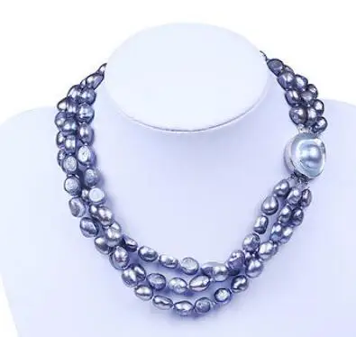 8-9mm Pearl Beads Choker Collar Necklace Jewelry For Women with 925 Silver Clasp | Украшения и аксессуары