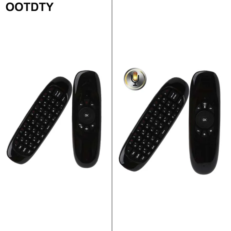 

C120 Fly Air Mouse With Voice Search Mic 2.4G Mini Wireless Keyboard for PC TV