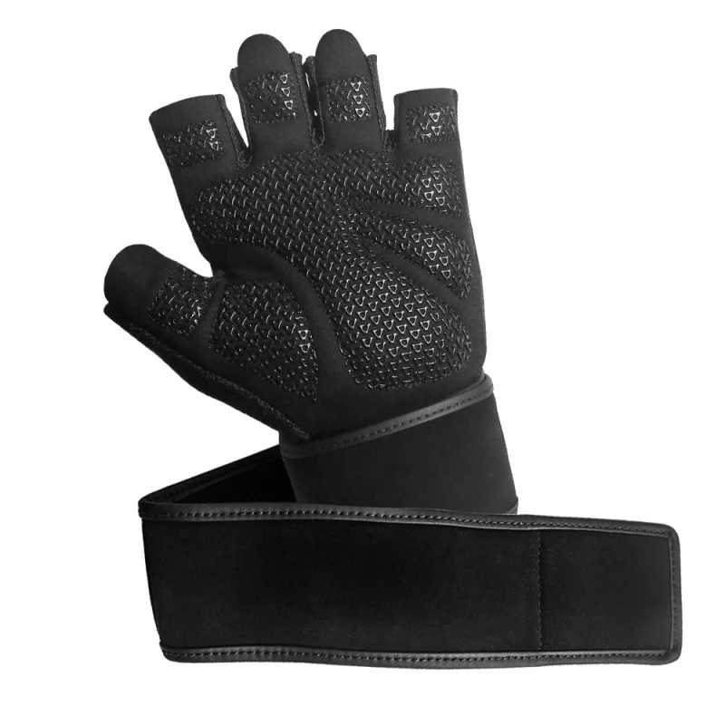 Sport Gloves Wear-resistant Half Finger Fitness Weight Lifting Gloves Anti-slip Body Building Training Exercise Workout Glove