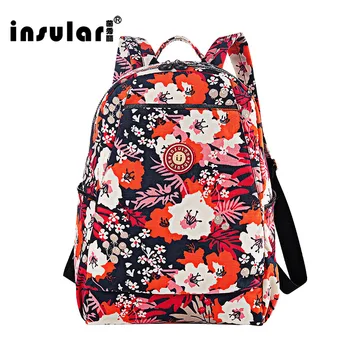 

Insular Baby Diaper Bag Backpack Large Capacity Mummy Nappy Bag Nursing Bag Travel Backpack for Baby Care White Monkey