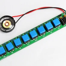 Diy Электронный набор NE555 Набор клавиатуры восемь заметок DIY Электронные производственные части сварочная практика веселое обучение