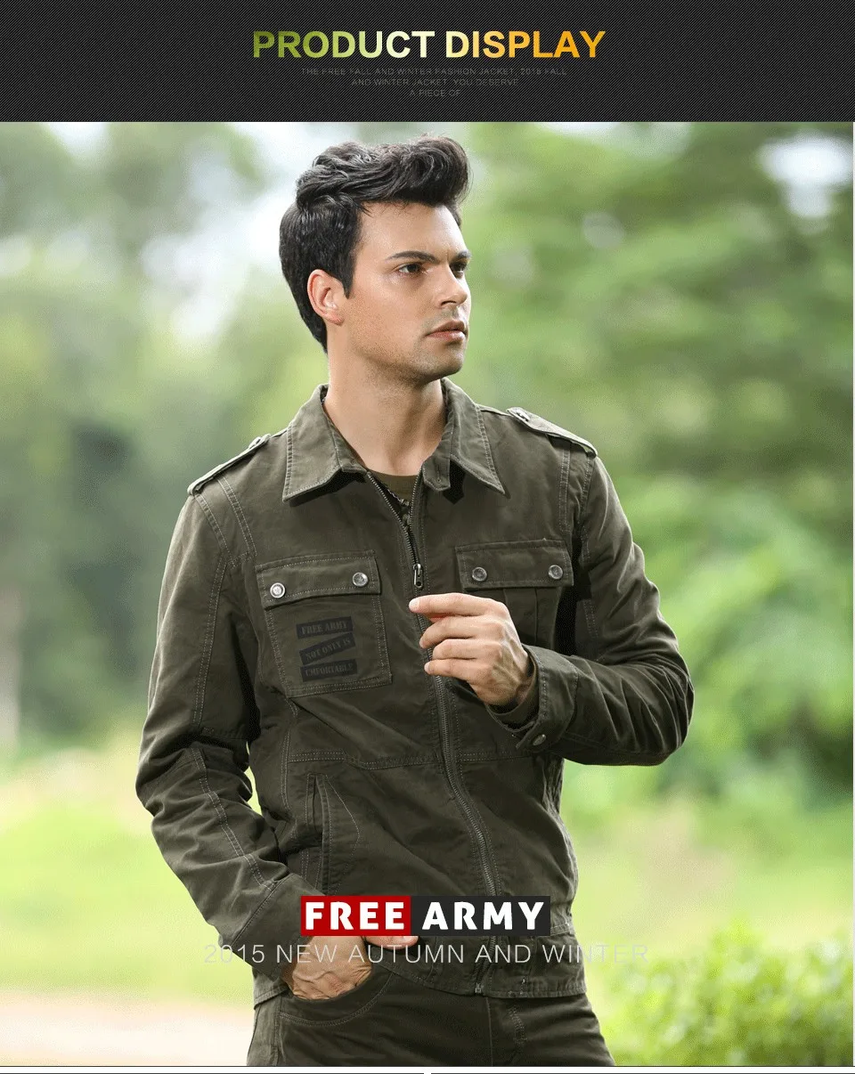 Abrigos y chaquetas militares de hombre cazadoras de deportes al aire libre ajustada ropa de caza de tallas grandes MS-6052A