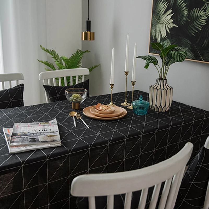  GIANTEX Decorative Table Cloth Tablecloth Rectangular Tablecloths Dining Table Cover Obrus Tafelkle