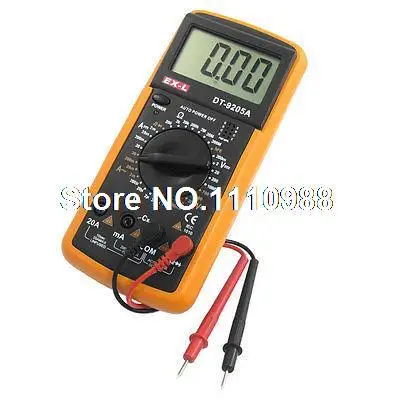 

Mechanic Yellow Black LCD Display Multi Fuction Digital Multimeter Tester AC/DC