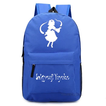 

Touhou Project Hot New Arrival Backpack Saigyouji Yuyuko Printing Students Shoulders Cartoon Bags