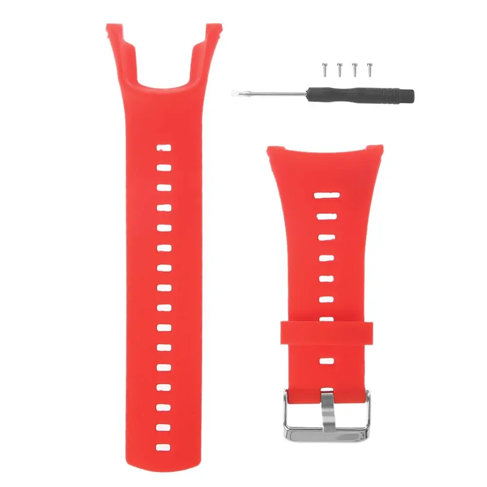 Замена силиконовый спортивный ремешок на запястье смарт-ремешок для Suunto Ambit серии 1/2/3 - Color: Red