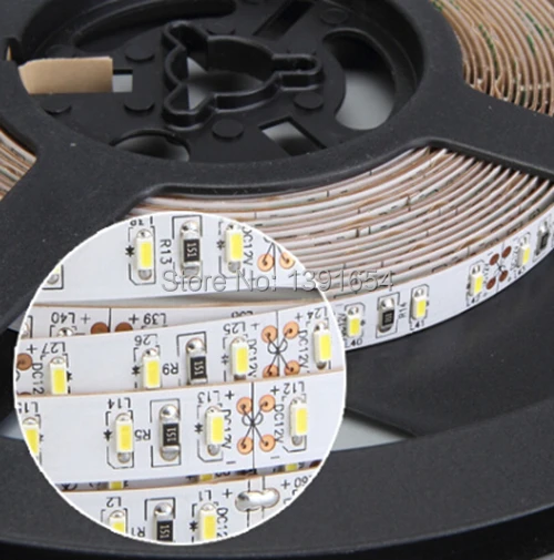 Узкая Светодиодная лента 8 мм IP20 12 лампочек SMD 3014 гибкая светодиодная В 600