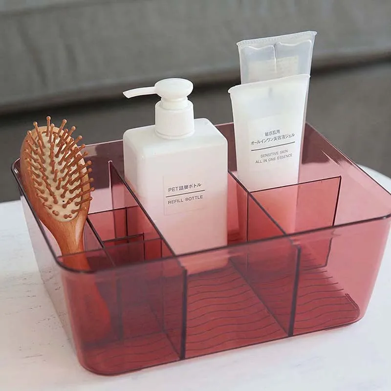 

Hoomall Acrylic Cosmetics Storage Box Thicker Dresser Transparent Dormitory Desktop Storage Box Container Bathroom Organizer