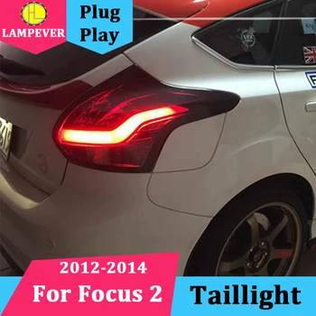 

Car Tail Light For Ford Focus 2 Hatch-back Taillights 2012-2014 LED Tail Lamp Rear Lamp DRL Brake Park Signal led Back light