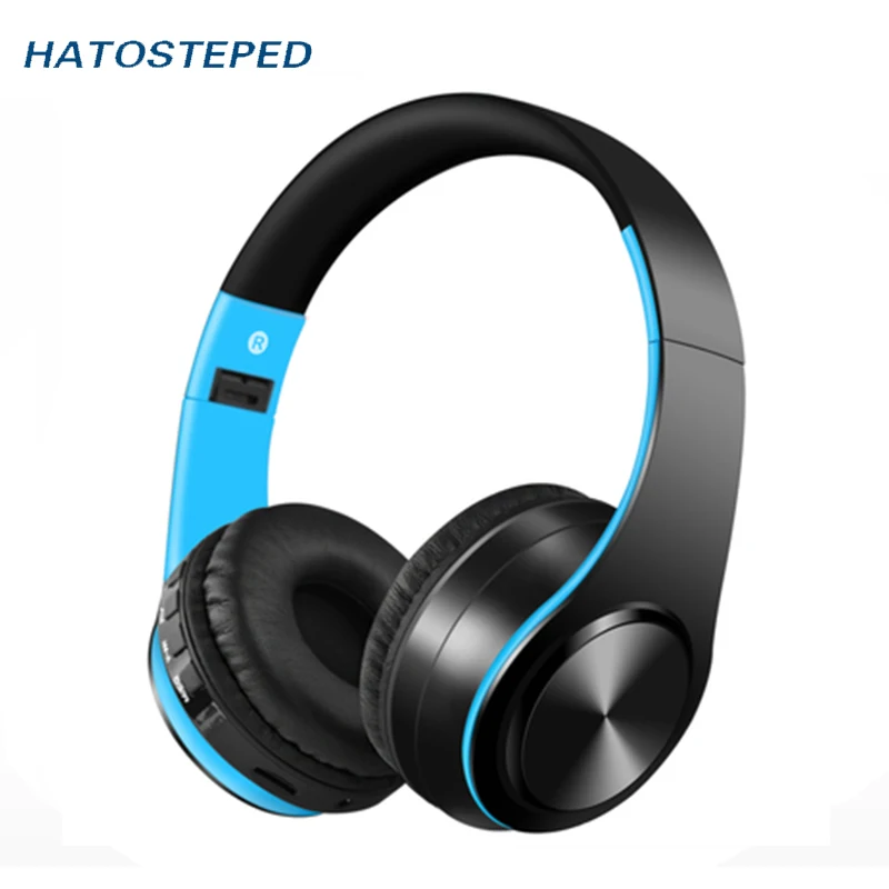 

HATOSTEPED Wireless Eearphones gaming Bluetooth Headphones Earbuds With Mic/FM For mobile phone PC music Wireless Headphones