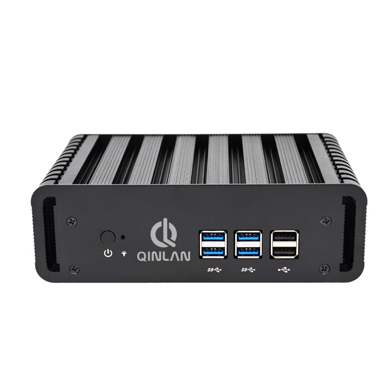 QINLAN Intel Dual Core i5 4200U Mini PC Windows 7 8 10 Linux OS Lan VGA